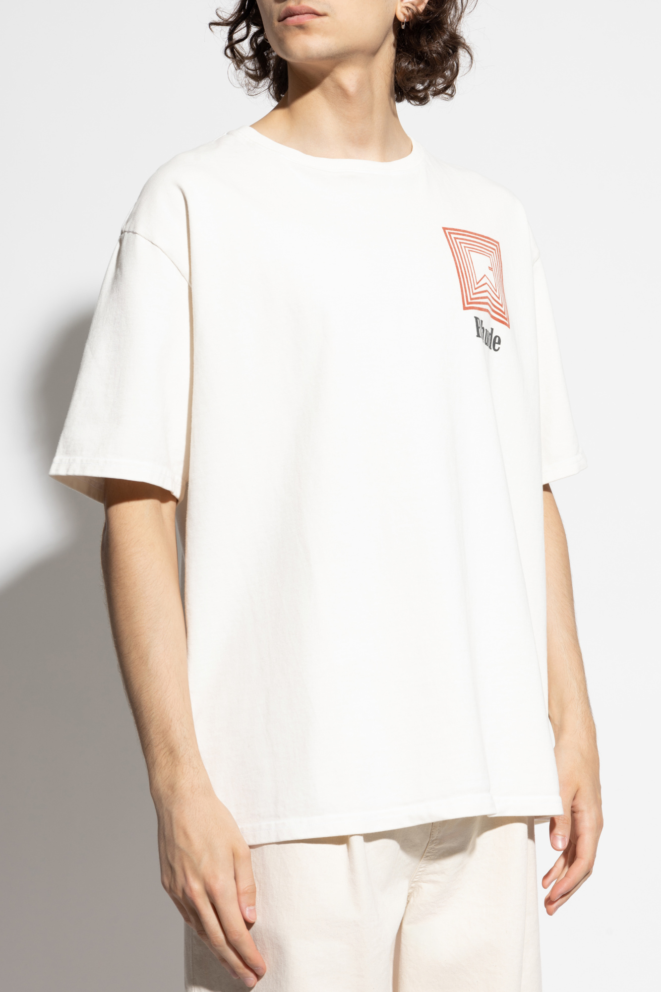 Tシャツ・カットソー RHUDE Men T-shirt White RHPS25TT09012 0241 RHUDE: T-shirt men - White | Rhude t-shirt RHPS25TT09012